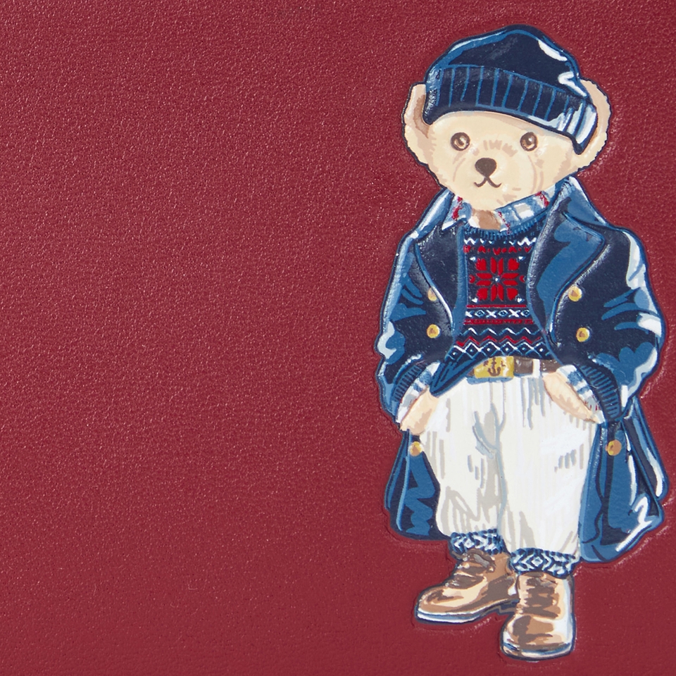 Polo Ralph Lauren Women's Nautical Bear Small Card Case - Chianti