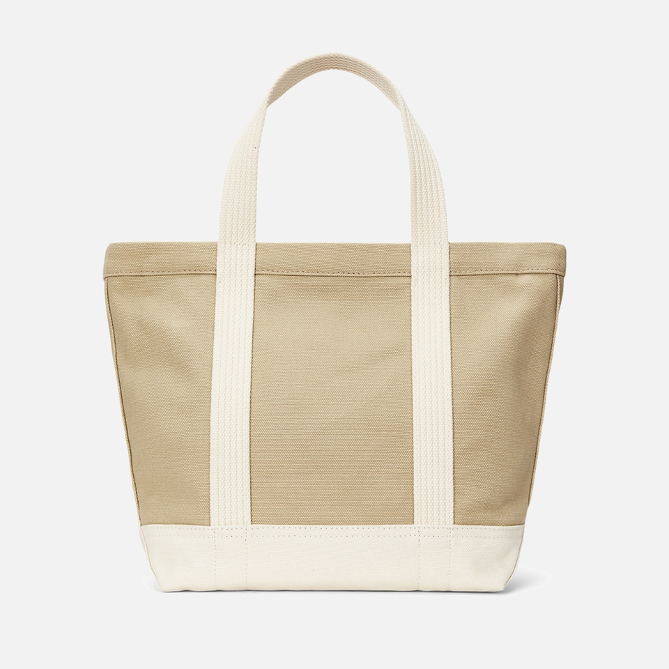 Polo Ralph Lauren Women's Toggle Bear Small Tote - Tan/Ecru