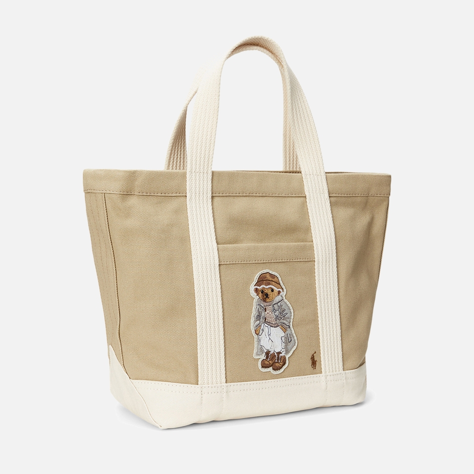 Polo Ralph Lauren Women's Toggle Bear Small Tote - Tan/Ecru
