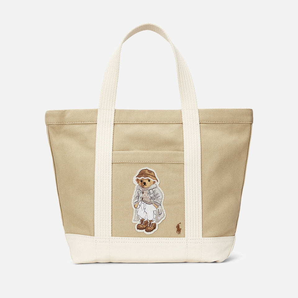 Polo Ralph Lauren Women's Toggle Bear Small Tote - Tan/Ecru