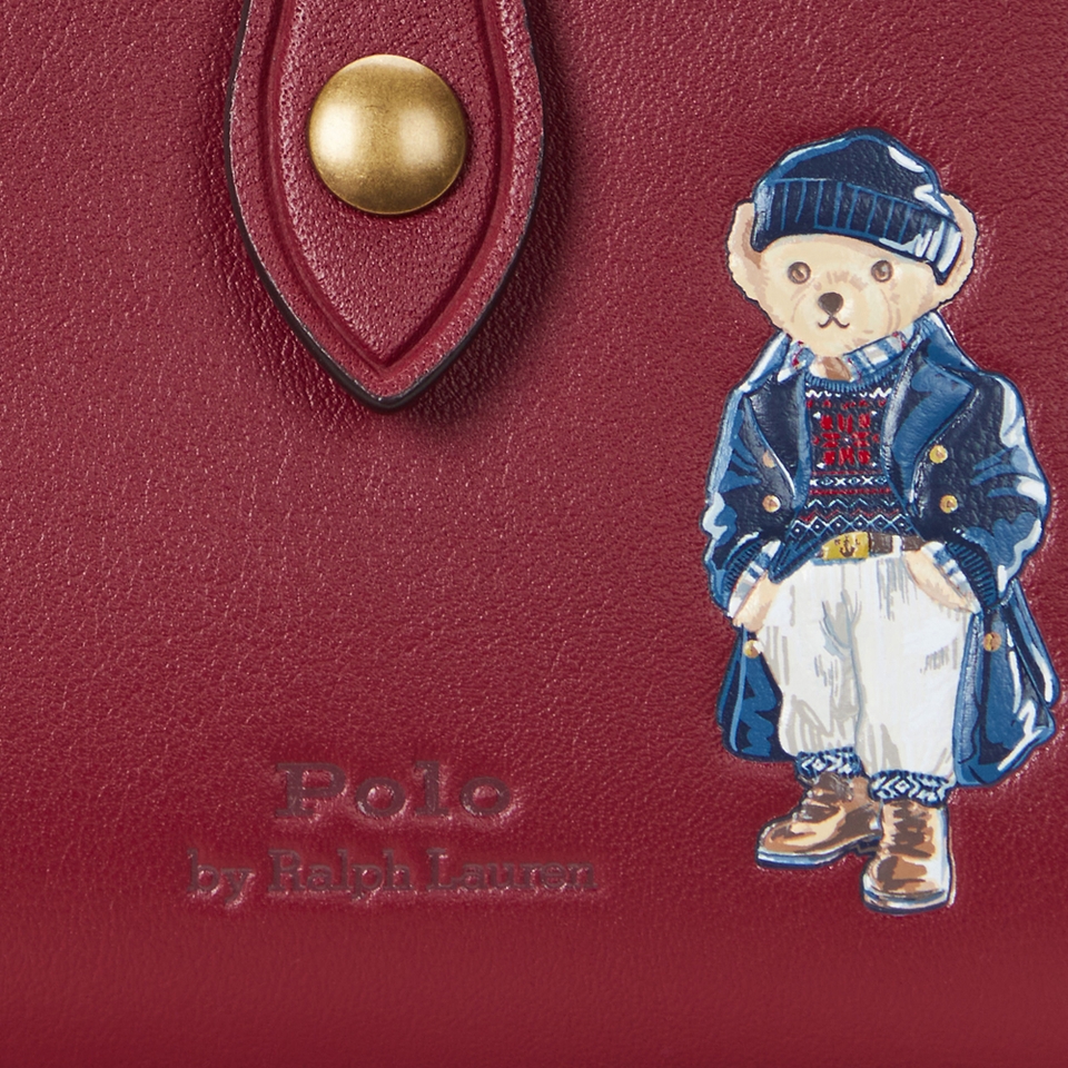 Polo Ralph Lauren Women's Nautical Bear Small Wallet - Chianti