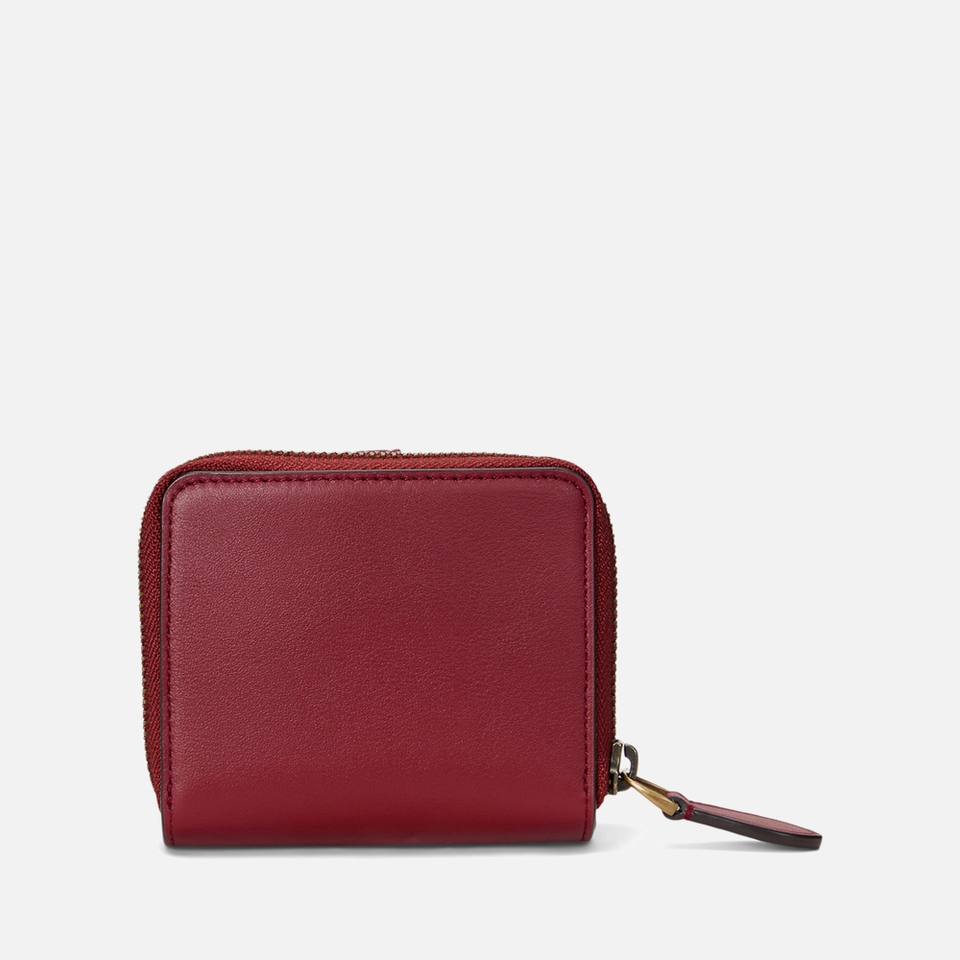 Polo Ralph Lauren Women's Nautical Bear Small Wallet - Chianti