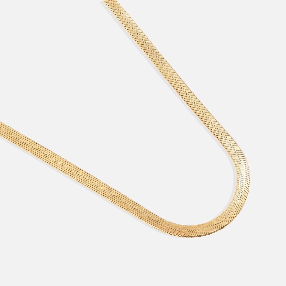 Katie Loxton The Curated Collection Ciana Snake Gold-Plated Chain Necklace