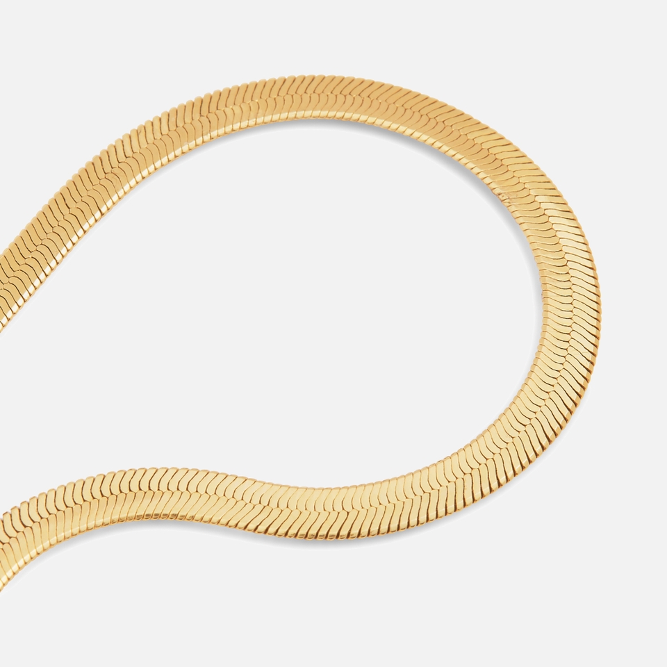 Katie Loxton The Curated Collection Ciana Snake Gold-Plated Chain Bracelet