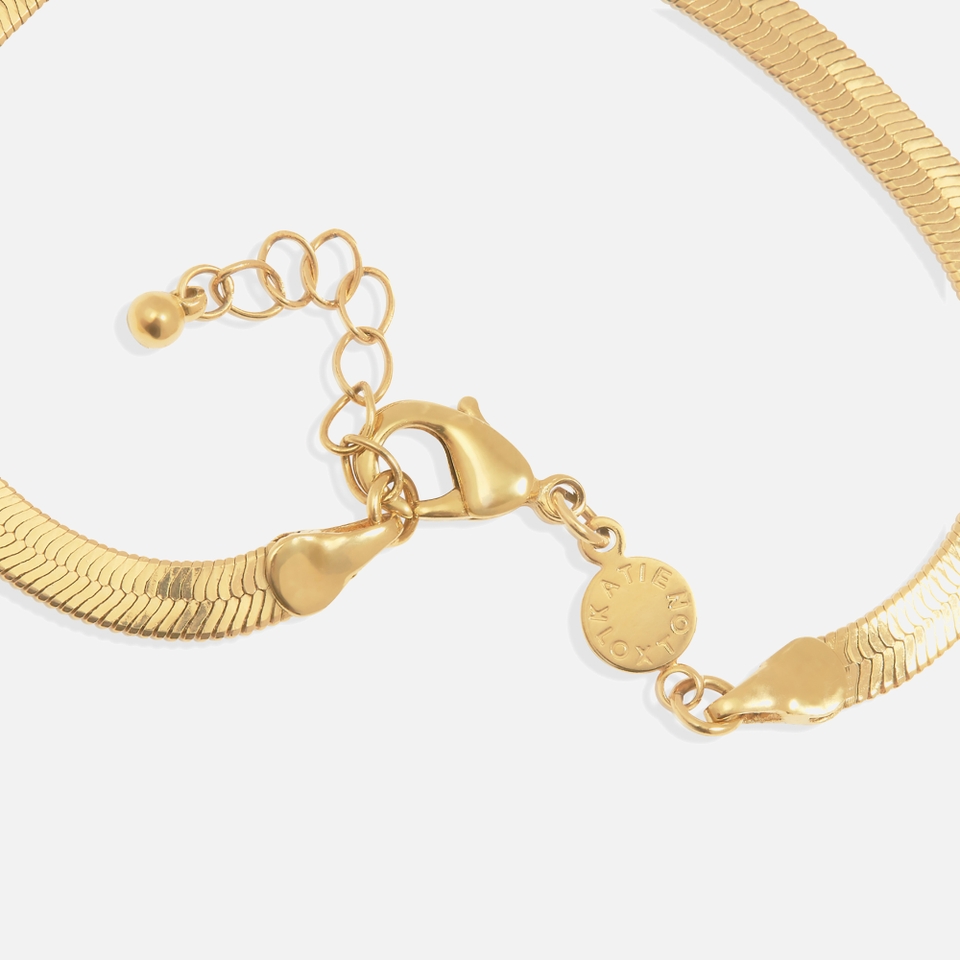 Katie Loxton The Curated Collection Ciana Snake Gold-Plated Chain Bracelet