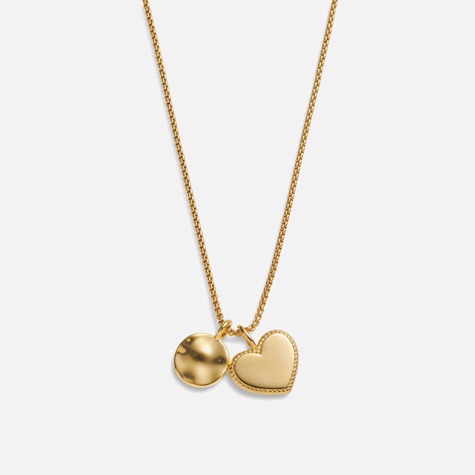 Katie Loxton Carded Happy Birthday Gold-Plated Charm Necklace
