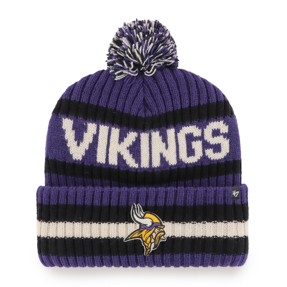 MINNESOTA VIKINGS '47 BERING BOBBLE HAT