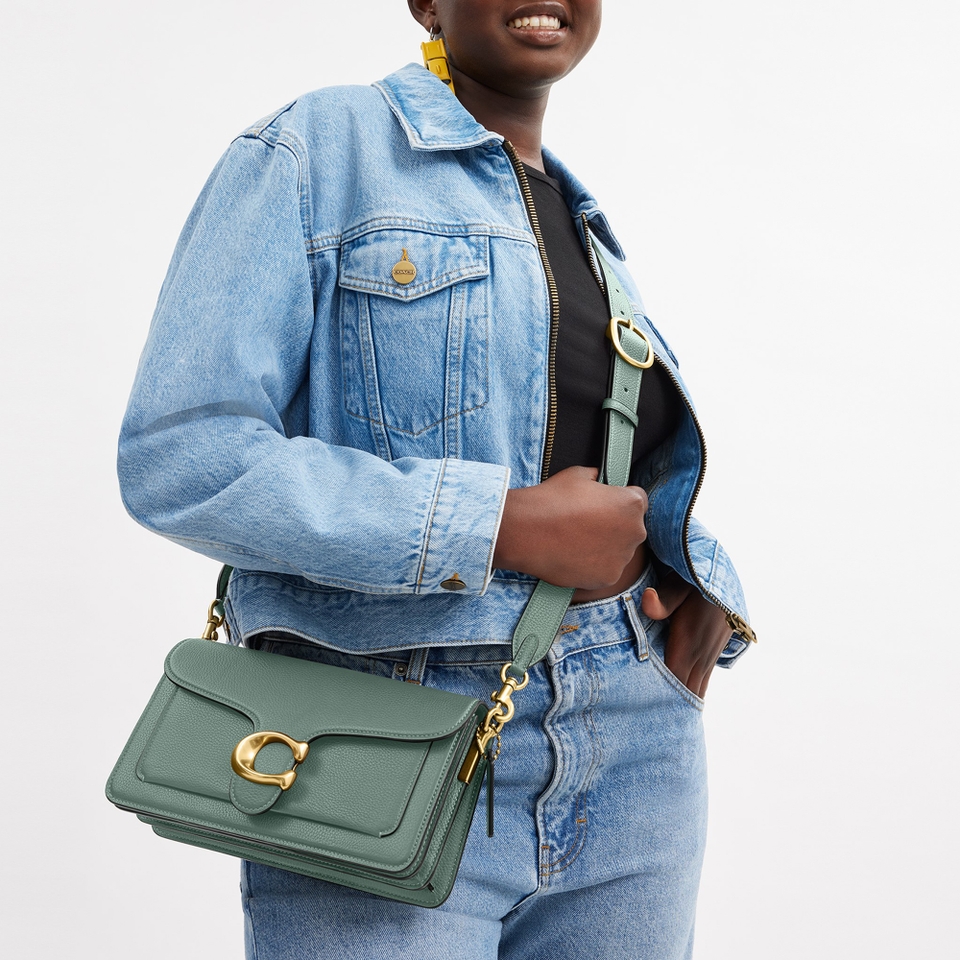 Coach Pebble Tabby 26 Leather Shoulder Bag