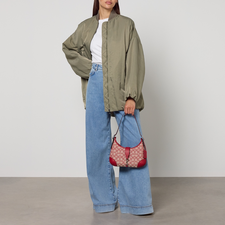Coach Hamptons Jacquard Hobo Bag