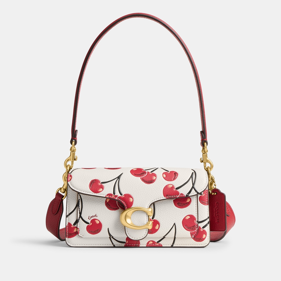 Coach Tabby 20 Pebble-Grain Leather Shoulder Bag