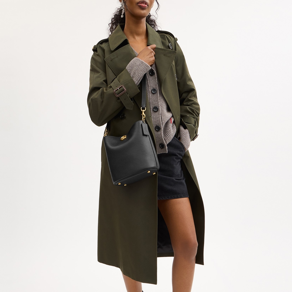 Coach Willow 19 Soft Leather Bucket Bag