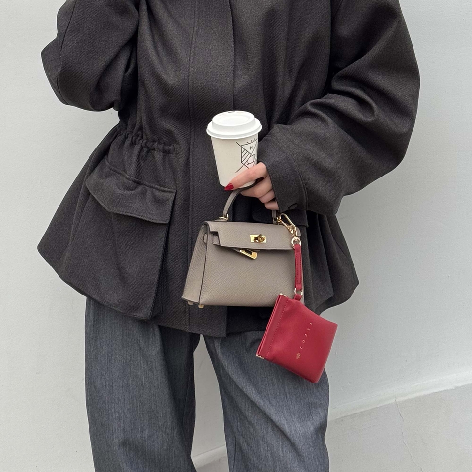 Red Wristlet Pouch