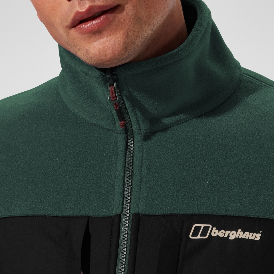 Prism Guide InterActive Polartec Fleecejacke für Herren - Grün/Schwarz