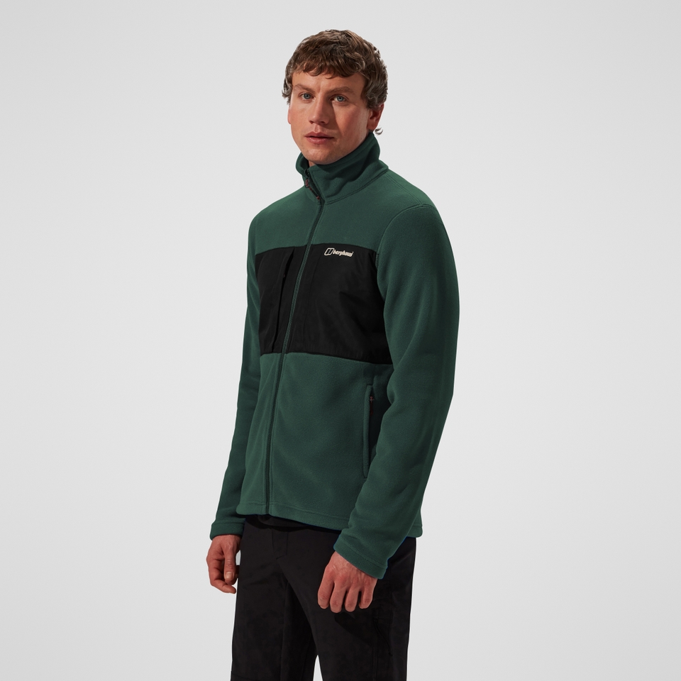 Prism Guide InterActive Polartec Fleecejacke für Herren - Grün/Schwarz