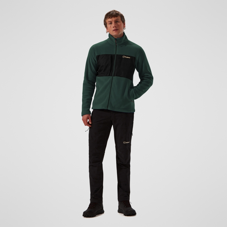 Prism Guide InterActive Polartec Fleecejacke für Herren - Grün/Schwarz