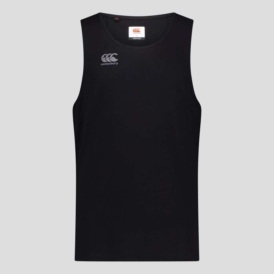 MENS VAPODRI TEMPO SINGLET BLACK