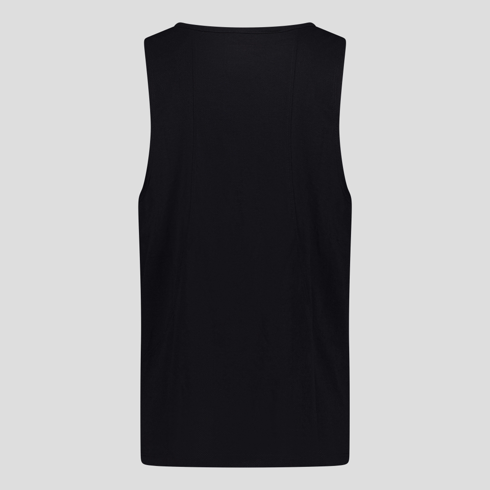 MENS VAPODRI TEMPO SINGLET BLACK