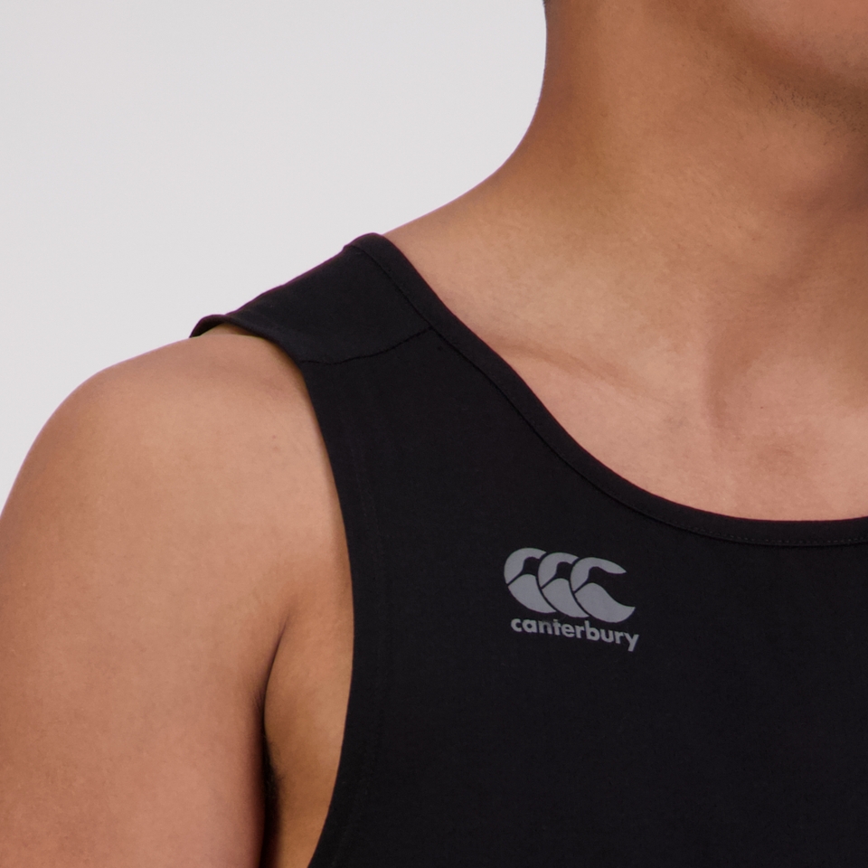 MENS VAPODRI TEMPO SINGLET BLACK