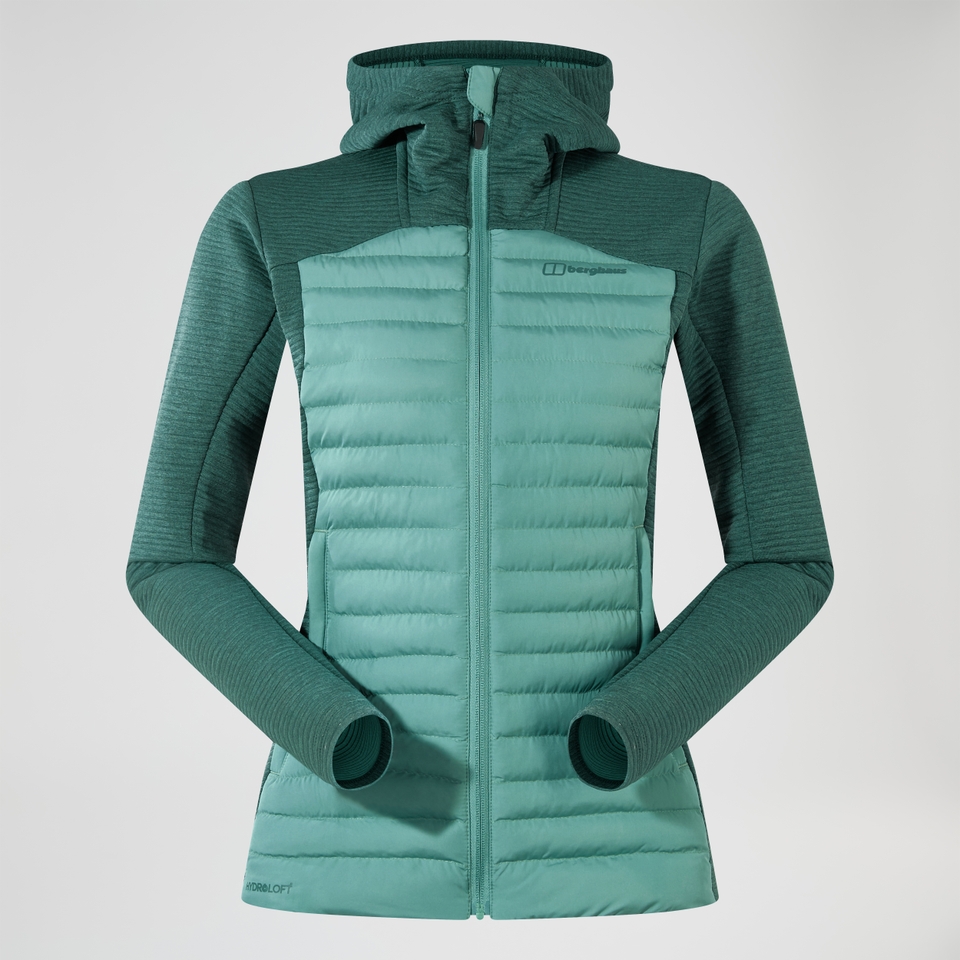 Women's Nula Hybrid Synthetic Insulated Jacket - Green