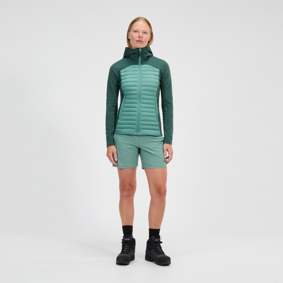 Women's Nula Hybrid Synthetic Insulated Jacket - Green