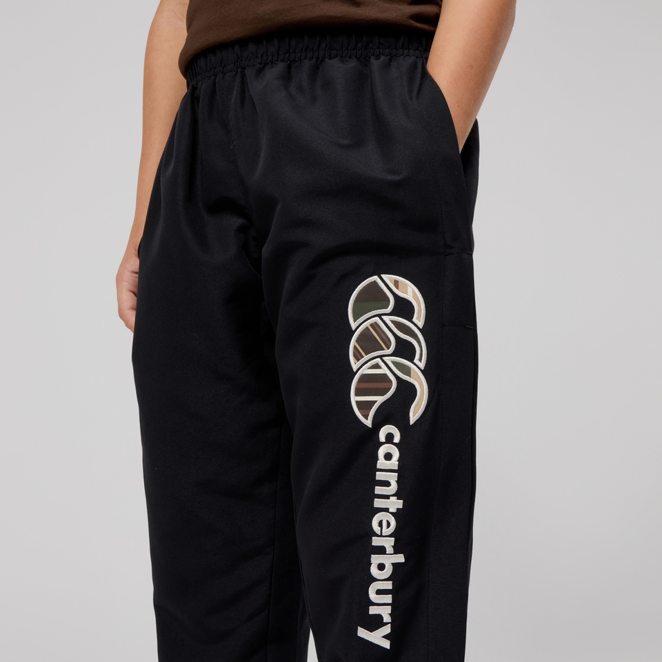 JUNIOR UNISEX UGLIES STADIUM PANT BLACK