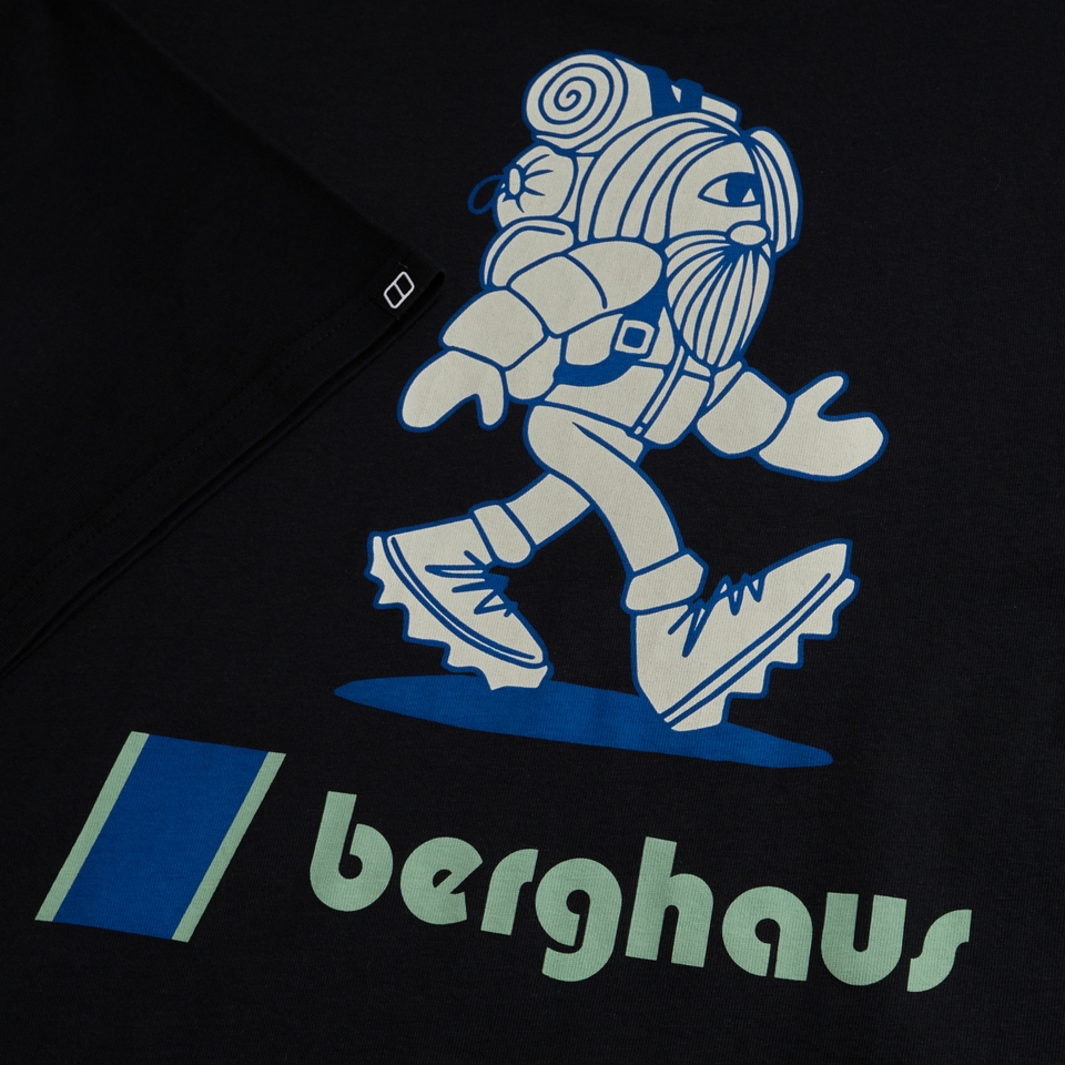 Cyclops Hiker Tee für Herren - Schwarz