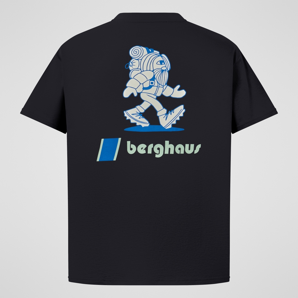 Cyclops Hiker Tee für Herren - Schwarz