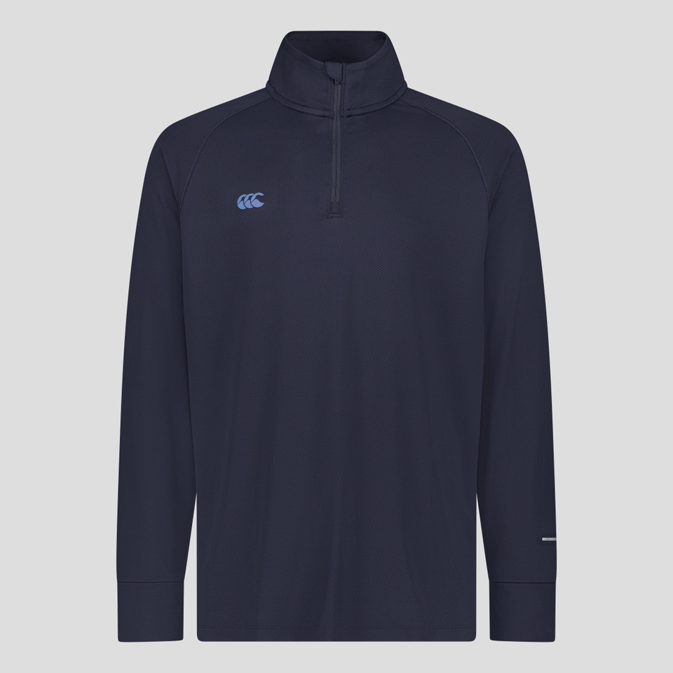 MENS TEMPO+ 1/4 ZIP TRAINING TOP NAVY