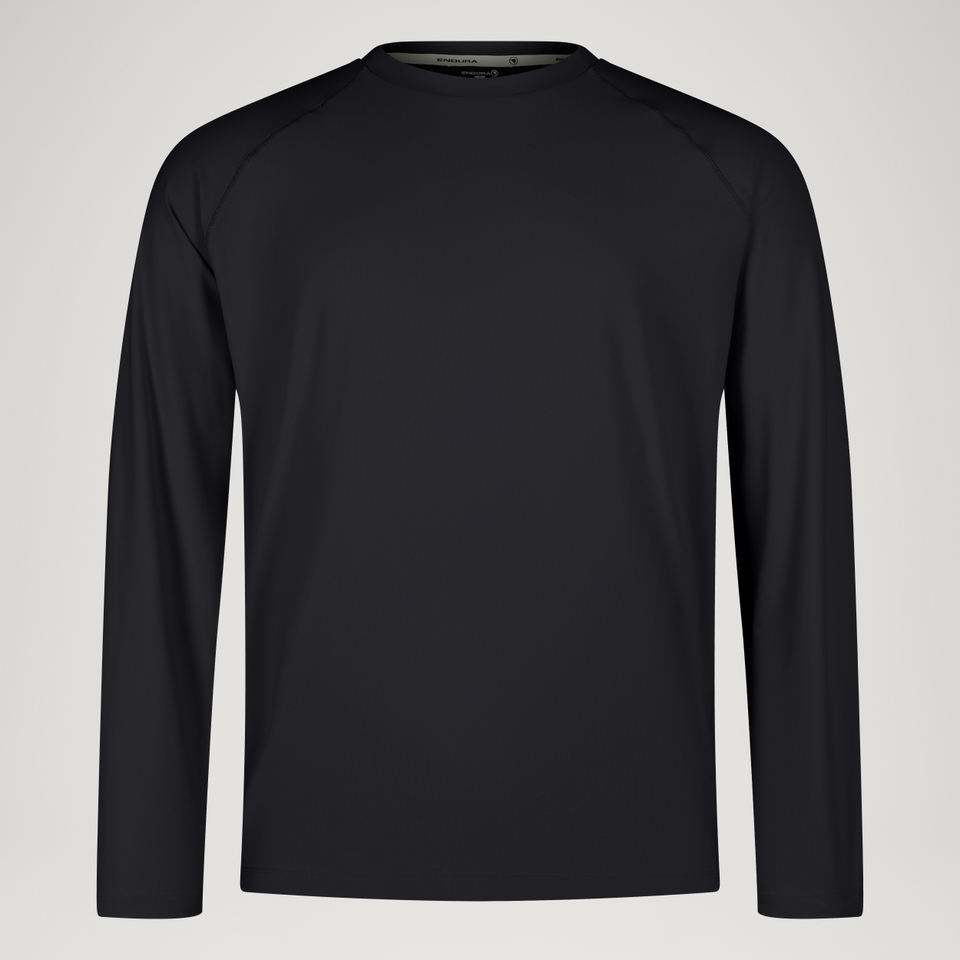 SULTRAC langärmeliges T-Shirt für Herren - Schwarz
