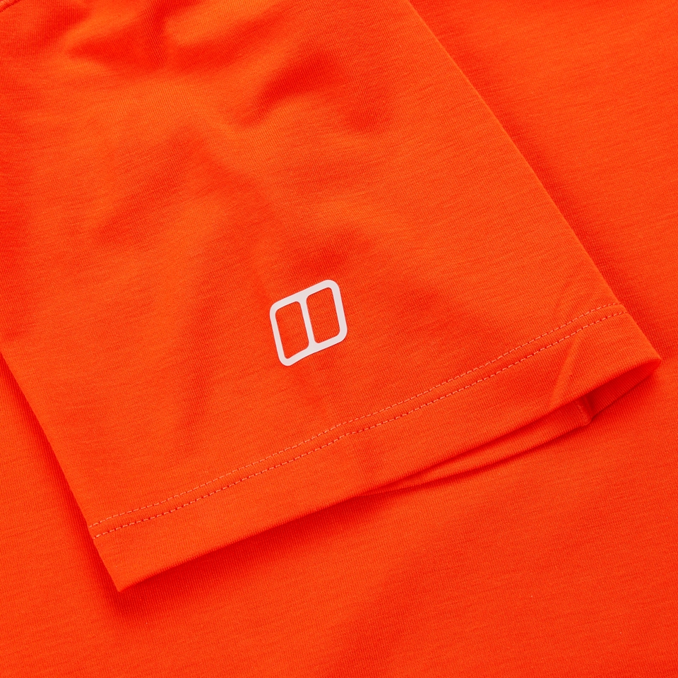Berghaus Delta Kurzarm Tech-Shirt für Damen - Orange