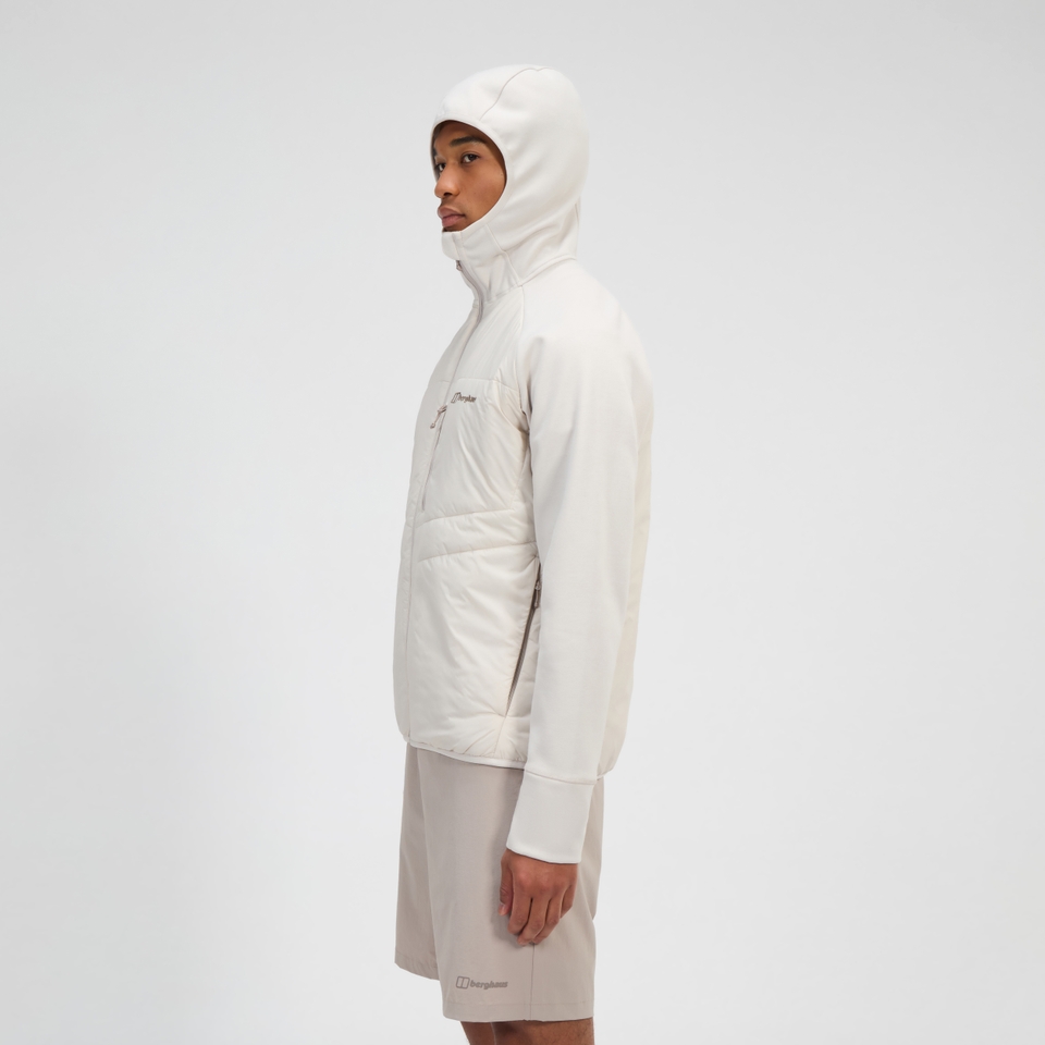 Men's Trawden Hybrid Hooded Jacket - Grey