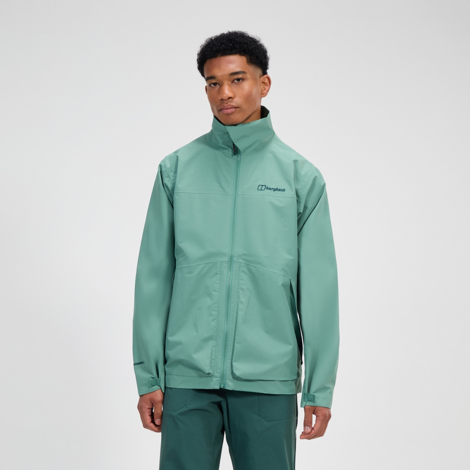Wasserdichte Woodwalk Herren-Jacke - Grün