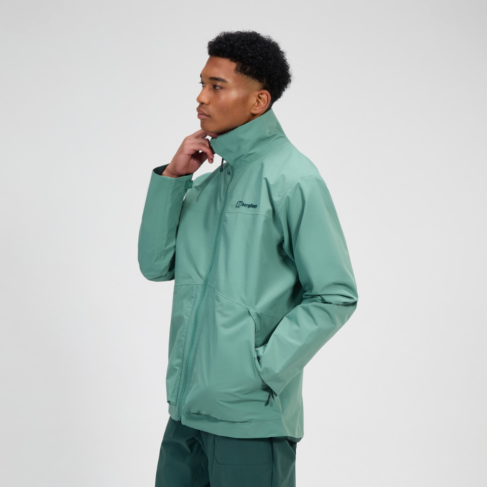 Wasserdichte Woodwalk Herren-Jacke - Grün