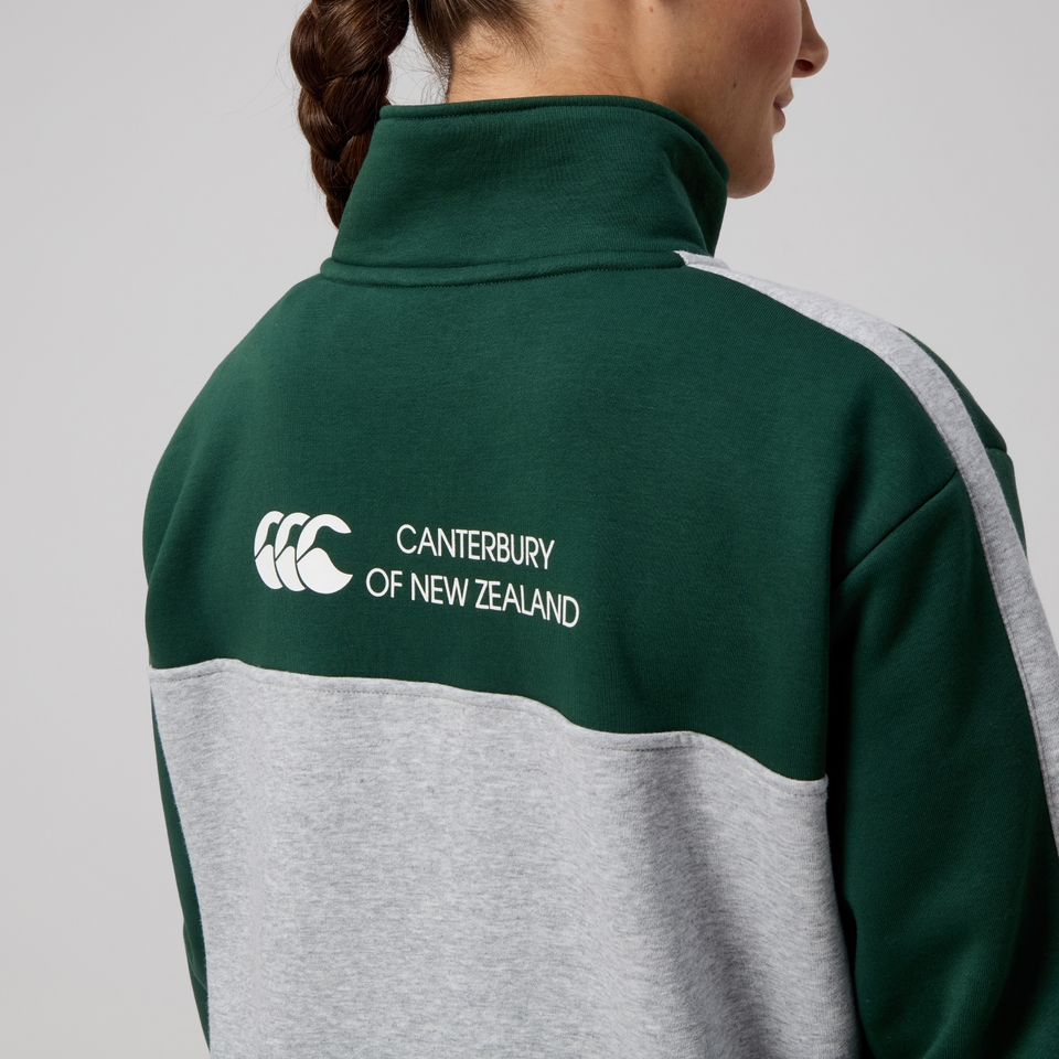 WOMENS LEGENDS 1/4 ZIP GREY MARL