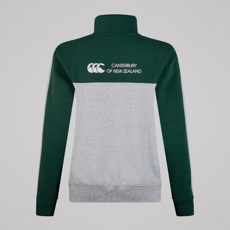 WOMENS LEGENDS 1/4 ZIP GREY MARL