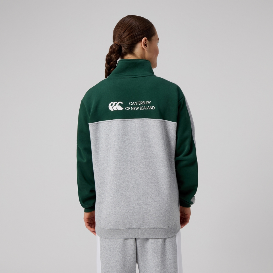 WOMENS LEGENDS 1/4 ZIP GREY MARL