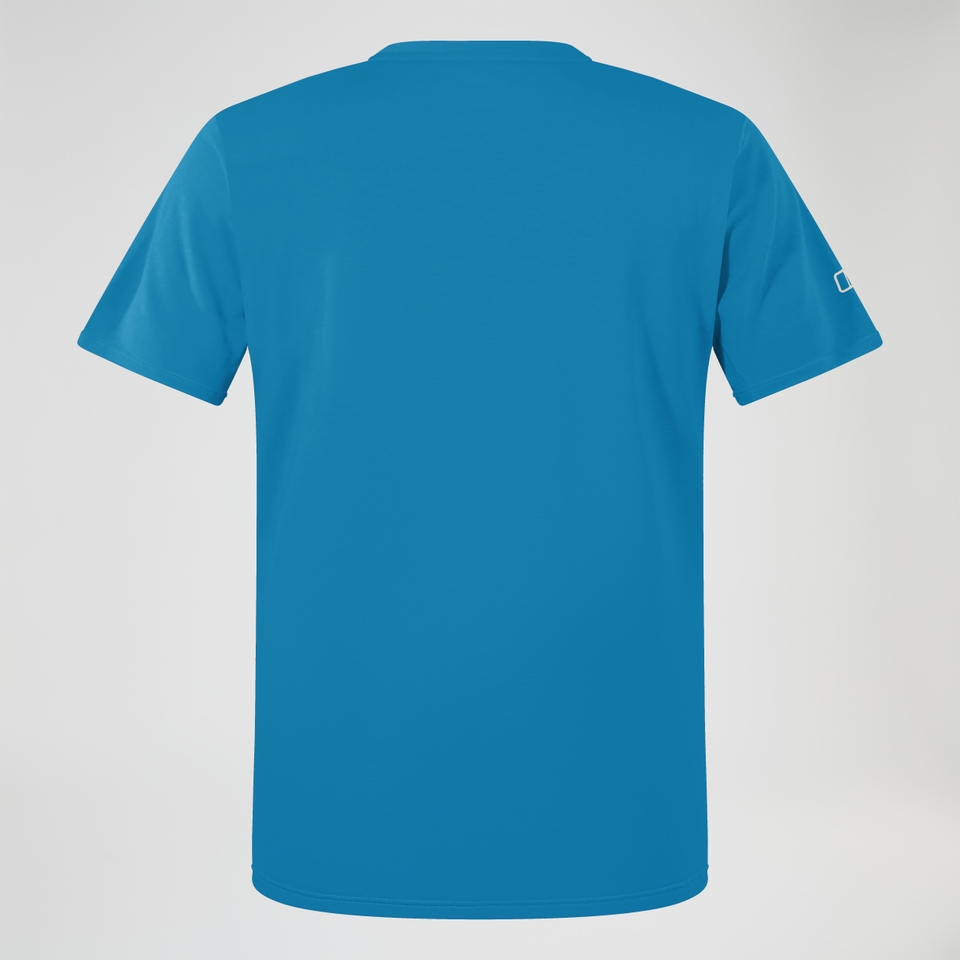 Berghaus Delta Kurzarm Tech-Shirt für Herren - Blau