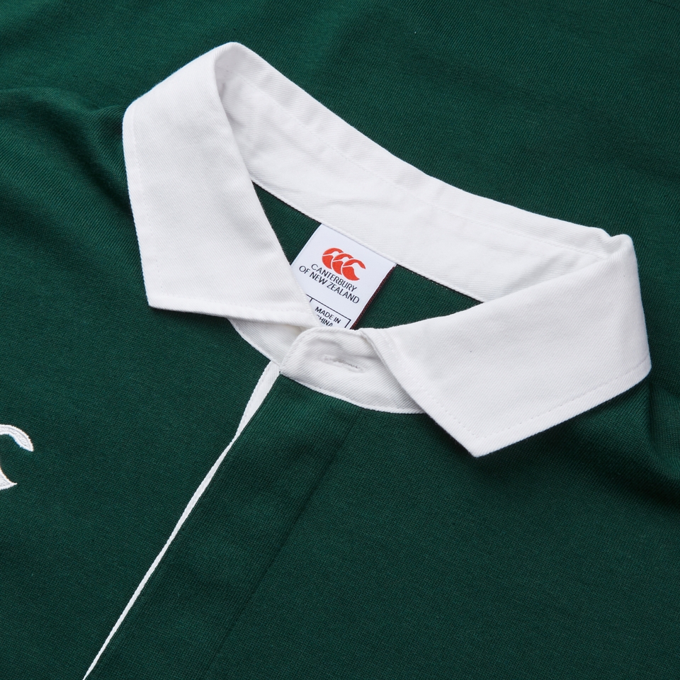 MENS SOLID DYE RUGBY JERSEY GREEN