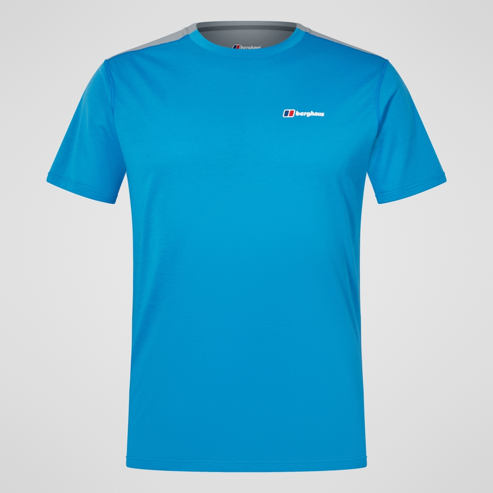 Terrain Trek Tech Tee  für Herren - Blau/Grau