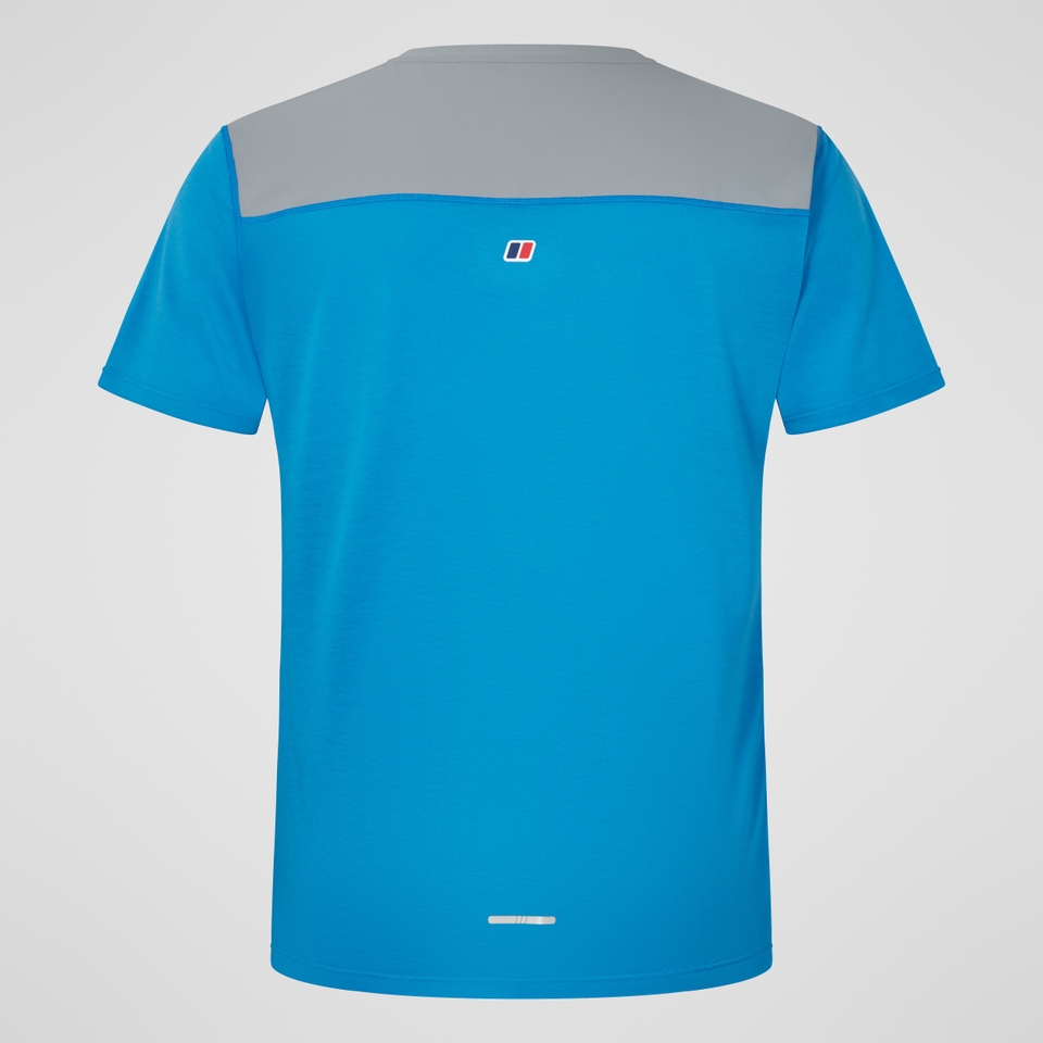 Terrain Trek Tech Tee  für Herren - Blau/Grau