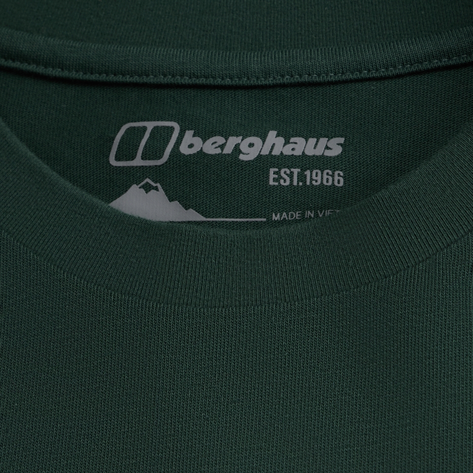 Dotted Mountain Tee für Herren - Grün