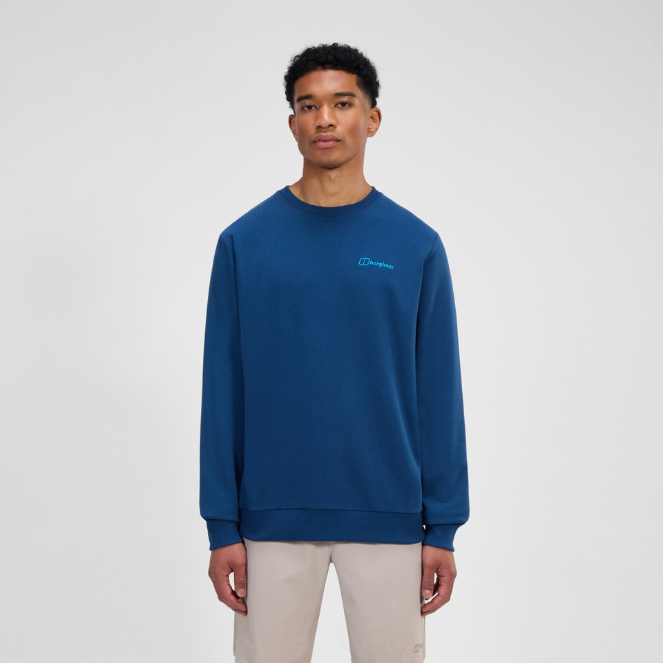 BERGHAUS M LOGO CREW LIGHT DKBLU/DKBLU