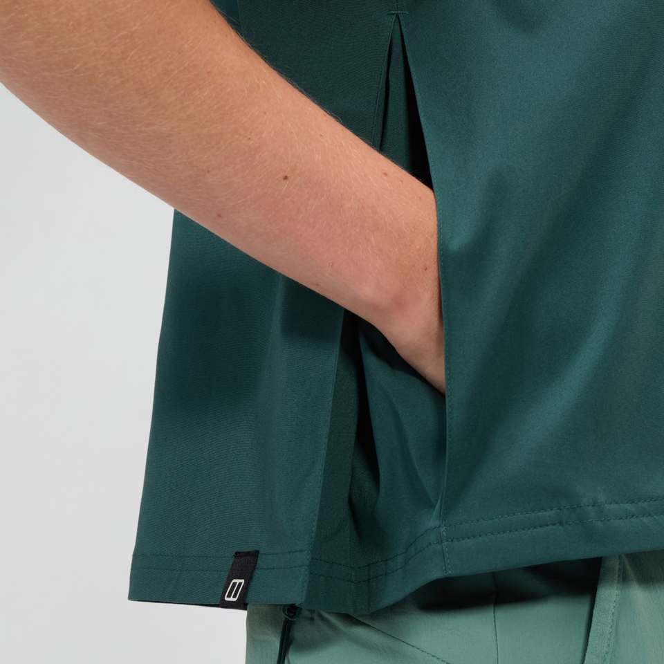 BERGHAUS W EXPLORER OVERSHIRT DKGRN/DKGRN