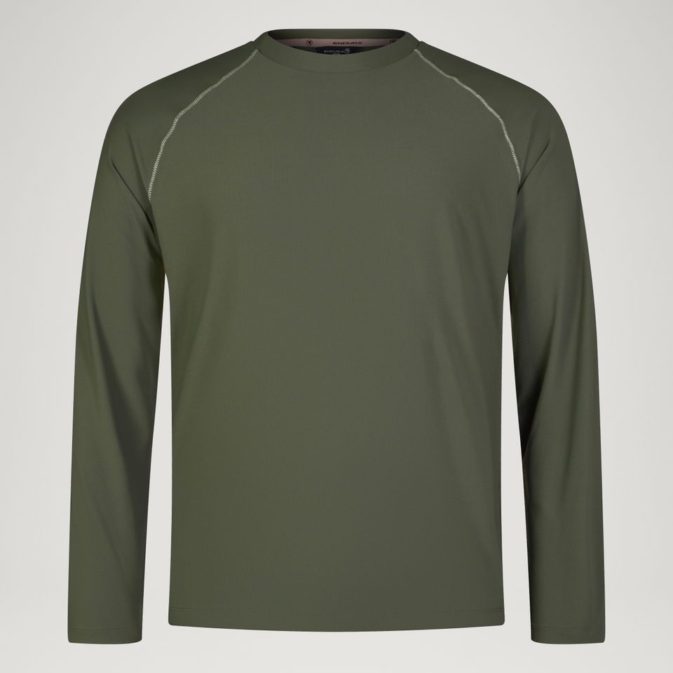 SULTRAC langärmeliges T-Shirt für Herren - Grün