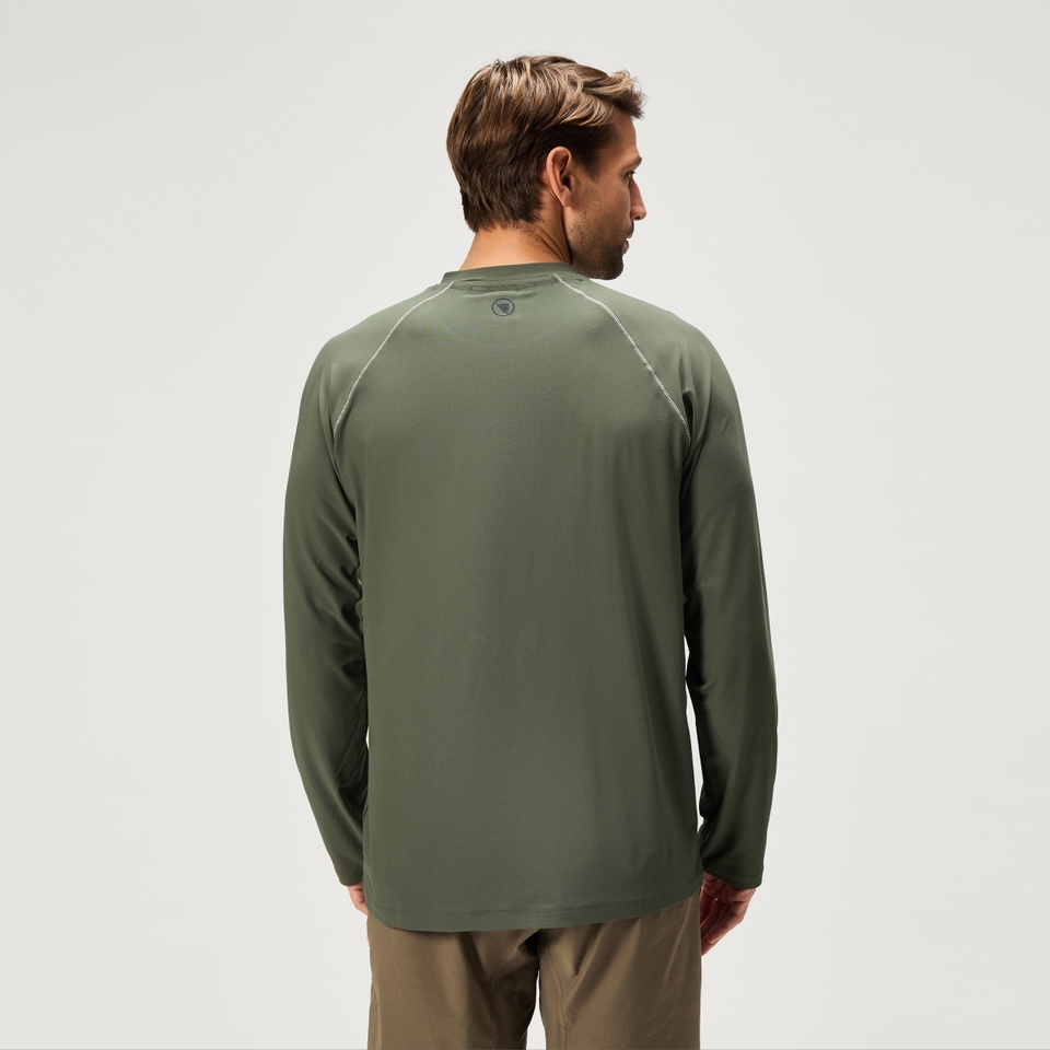 SULTRAC langärmeliges T-Shirt für Herren - Grün