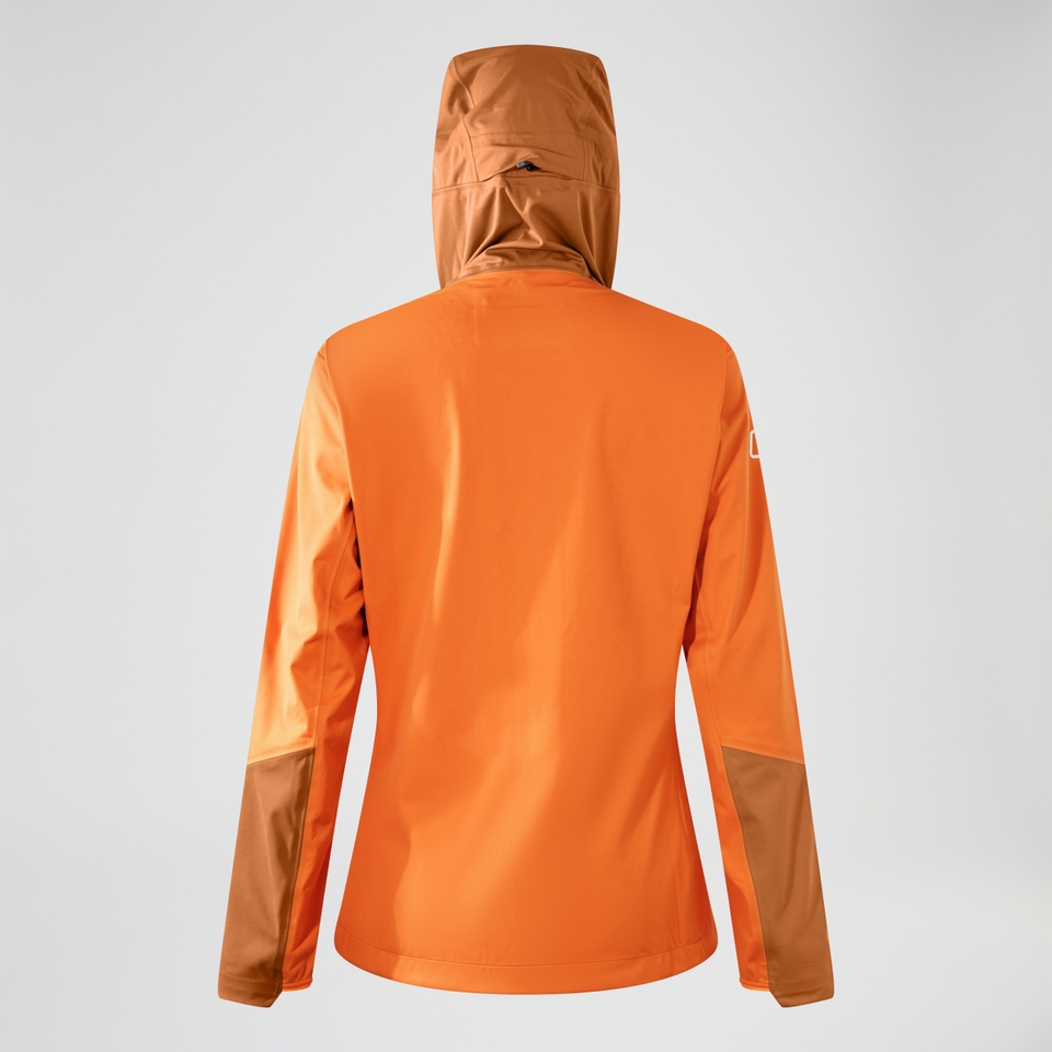 Women's Ridge-Roamer Softshell Jacket - Orange/Brown