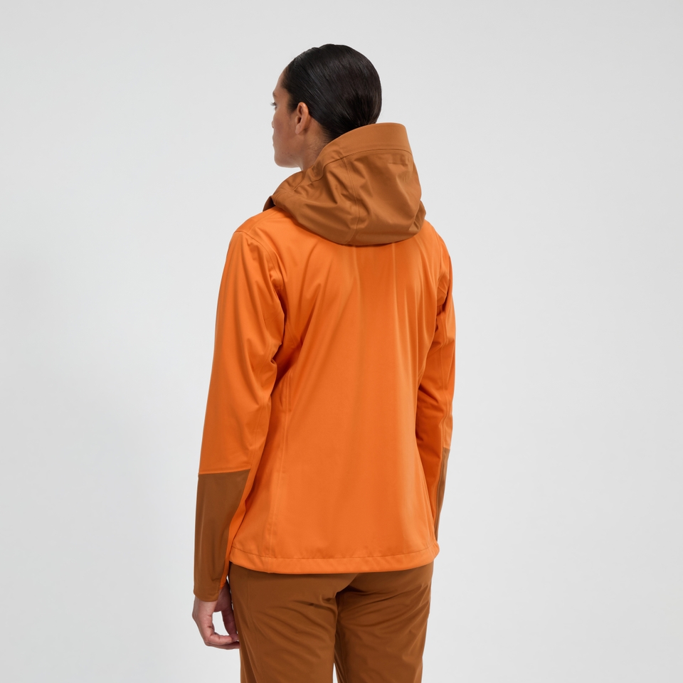 Women's Ridge-Roamer Softshell Jacket - Orange/Brown