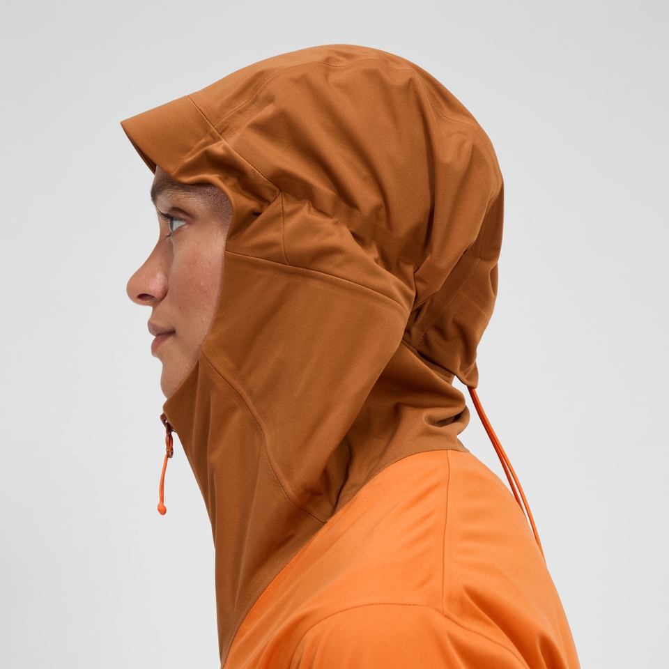 Women's Ridge-Roamer Softshell Jacket - Orange/Brown