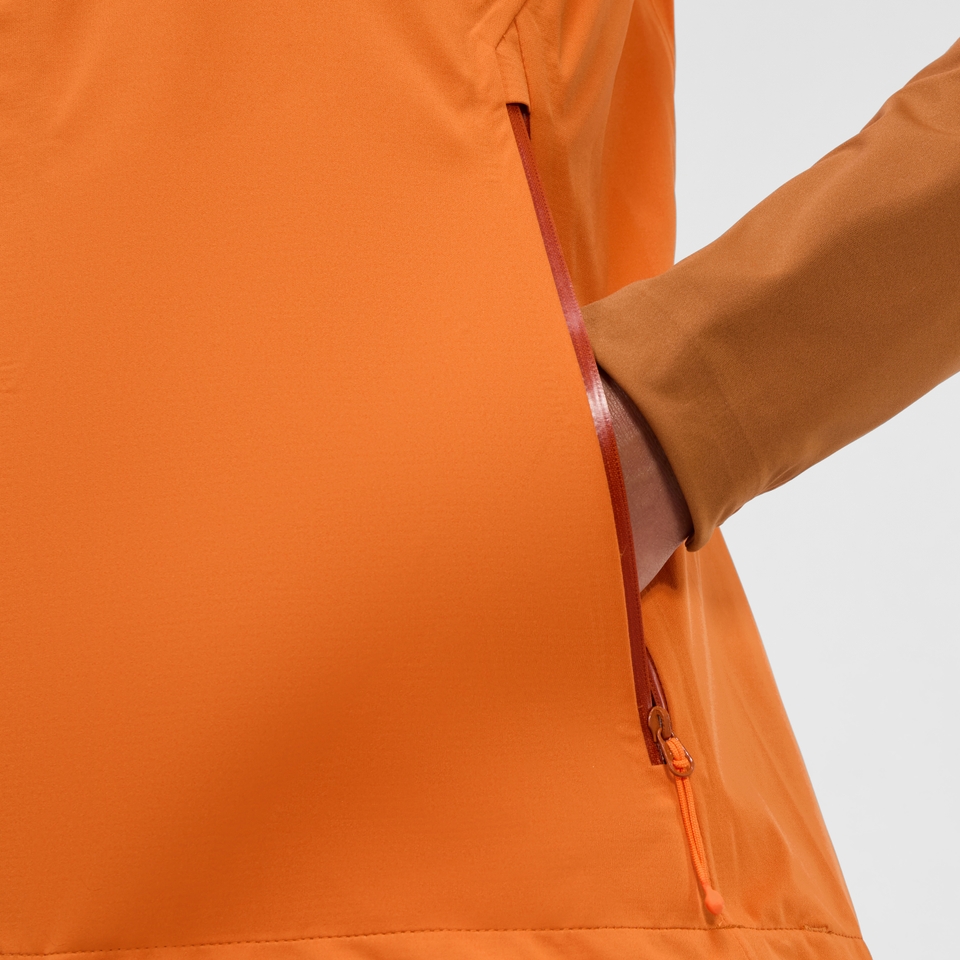 Women's Ridge-Roamer Softshell Jacket - Orange/Brown