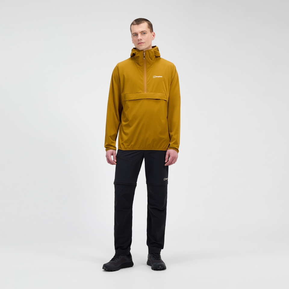 Wandermoor Wind Smock für Herren - Braun